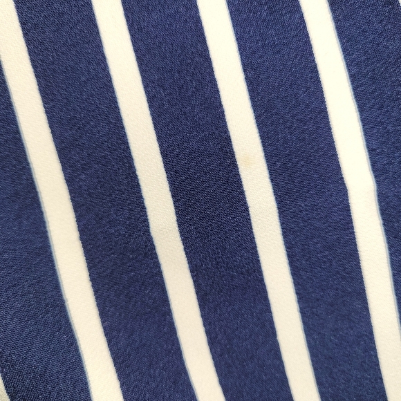 The Limited Flare Wide Leg Career Pants SZ 14R (Blue & White Striped) - Picture 10 of 14